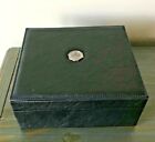 BRAND NEW VINCE CAMUTO BLACK LEATHER BLUE SATIN JEWERLY BOX
