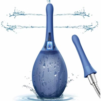 Shower Enema System Vaginal Anal Cleaner Tube Wash Silicone Colon Douche Nozzle - Image 1 of 4