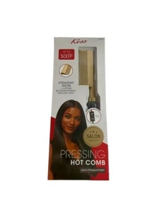 Kiss Pressing Hot Comb Lifting Straightening Hair Styling Tool New - Picture 1 of 2