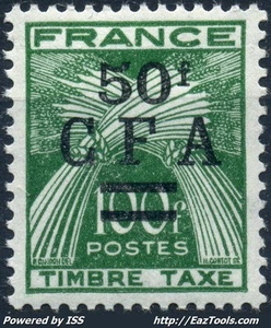 REUNION TIMBRE TAXE N° 44 NEUF ** SANS CHARNIERE - Picture 1 of 2