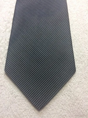 MURANO MENS TIE BLACK AND GRAY 3.75 X 60 - Image 1 of 4