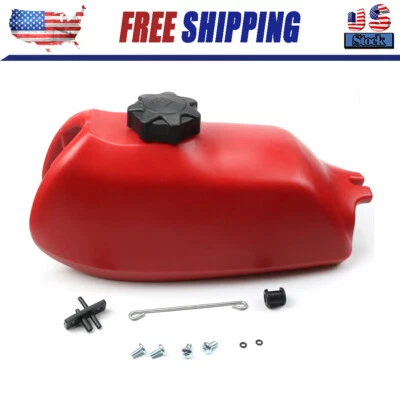 Tanque de combustible de plástico y tapa de gasolina rojo para Honda ATC70 ATC 70 1972-1985 Foto 1 de 4