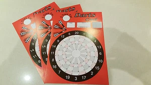 Darts Fundraising Karten x 250 - Bild 1 von 1