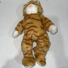 Build A Bear Orange Tiger Striped Alley Cat Kitten Plush Stuffed Toy Doll 17"