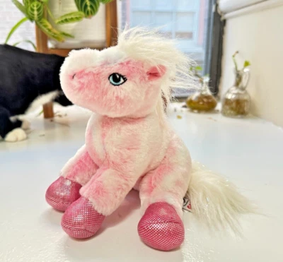 Authentic Webkinz Pink Pony Plush NO Code - HM117 - Image 1 of 4