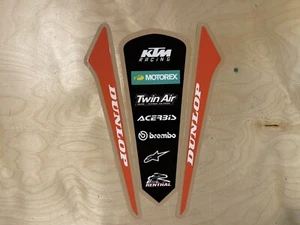 KTM  Rear Fender Graphics Factory Decal - Fits: KTM 250 350 450 SX-F 2016-2018 - Picture 1 of 2