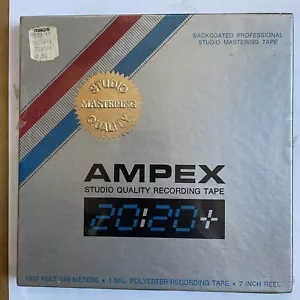 Nastro di registrazione qualità da studio Ampex 20/20 1800 piedi vuoto da mulinello a mulinello sigillato - Foto 1 di 3
