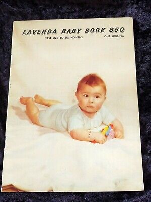 Lavenda Baby Libro Vintage Tejer Patrón Folleto • 2.33€