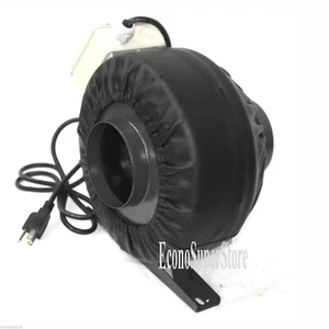 6" Inline Hydroponic Ventilation Fan Air Blower 440 CFM - 2890 RPM 110v - Picture 1 of 3