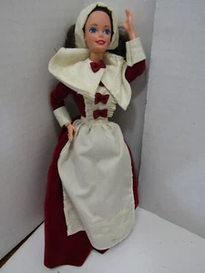 OLD VINTAGE 1966 ORIGINAL BARBIE DOLL TOY RED AND WHITE DRESS  - Picture 1 of 2