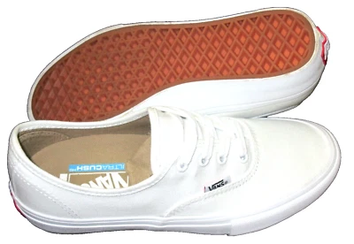 Vans женщин подлинный Pro классический истинный белый холст коньков туфли размер 6 новый в коробке - Изображение 1 из 4