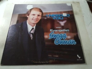 Evangelist Gregg Orman – I Needed You VG++ Original ECP LP Record & Insert 1980 - Imagen 1 de 7