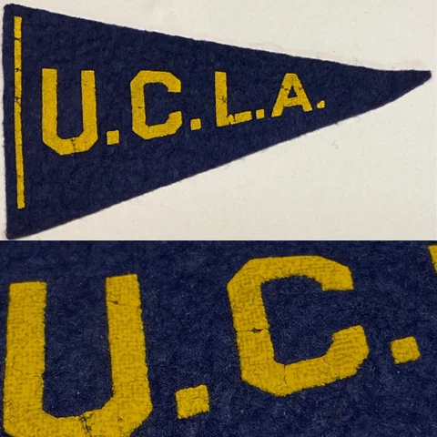 1930’s UCLA Bruins California Los Angeles University Mini Pennant 2.5x4.25 Cover