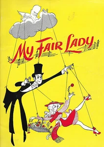 1956-MY FAIR LADY SOUVENIR PROGRAM W/ MICHAEL EVANS-DIANE TODD-CHARLES VICTOR - Picture 1 of 3