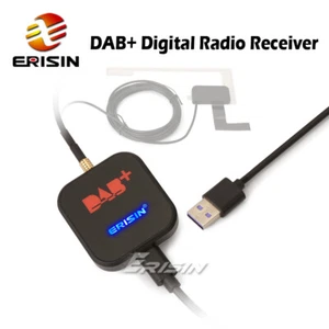 DAB+ Box Android 14 13 12 Erisin Aerial Digital Radio Amplified For Car Stereos - Picture 1 of 9