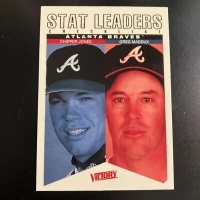 2000 Victory - #59 Chipper Jones, Greg Maddux - Image 1 of 2