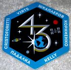 Autocollant patch officiel de la NASA ISS Expedition 43 ISSpresso Cafe Int'l