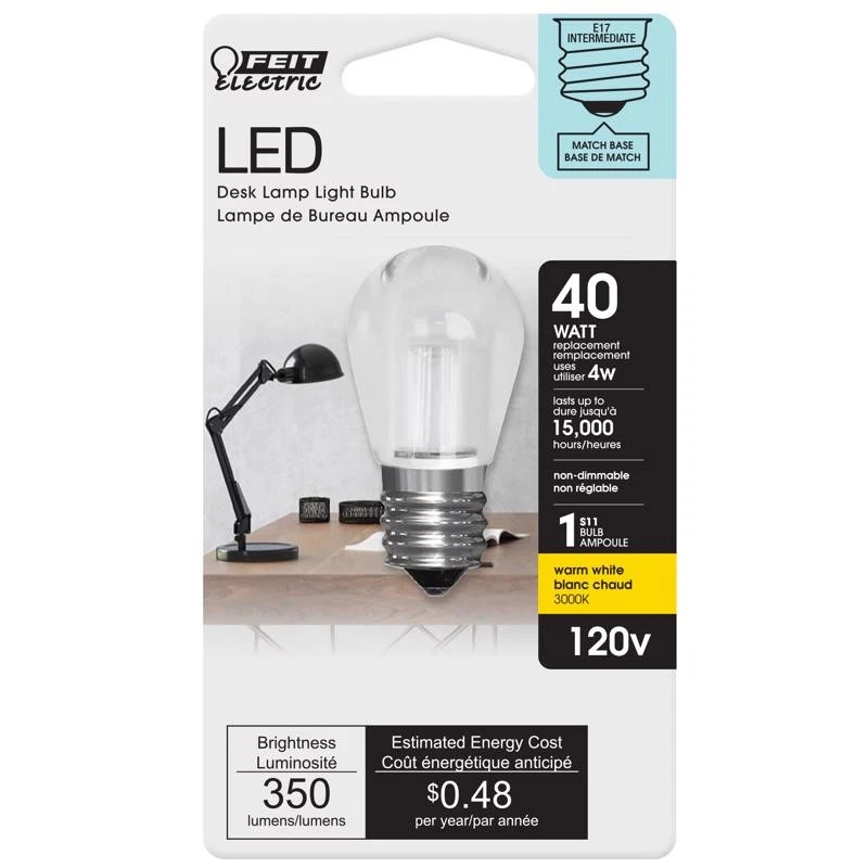 Feit Electric Warm White Non-Dimmable LED 120V 350 Lumens 3000K 40W Equivalent - Image 1 of 1