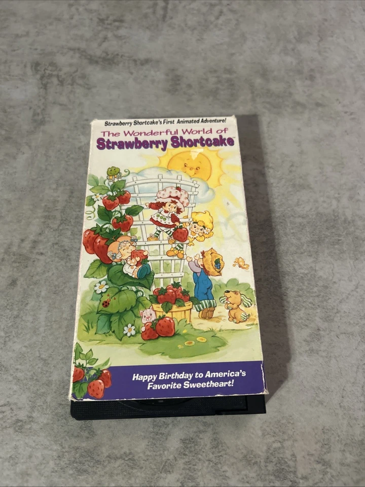 Vintage VHS The Wonderful World of Strawberry Shortcake - Tested Very Rare - Image 1 of 4