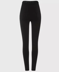 2 Pack Debenhams Women's Black Satin Waistband Leggings Size Small - Picture 1 of 4