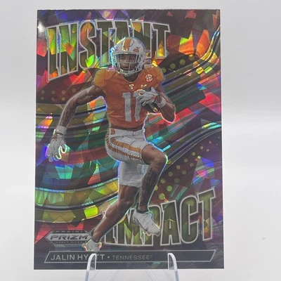 2023 Panini Prizm Draft Picks - Instant Impact Jalin Hyatt #II-12 Gold Ice Prizm - Image 1 of 2