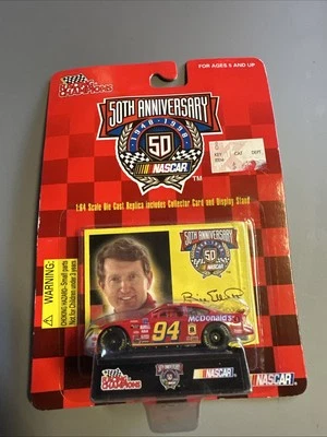 NASCAR 1998 Racing Champions Bill Elliott #94 McDonalds Diecast 1/64 Foto 1 de 2