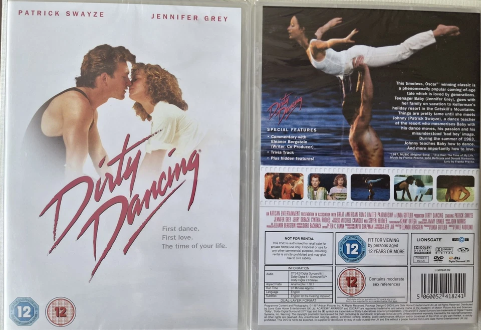 Dirty Dancing (1987) DVD Patrick Swayze/Jennifer Grey 2009 Brand New Sealed - Image 1 of 1