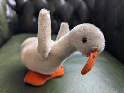 Steiff Ente Kücken Gans Steifftier Retro Plüschtier Mohair 50er D6 - Bild 1 von 4