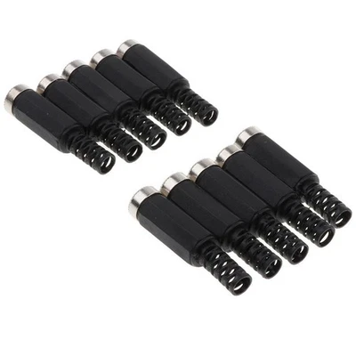 10Pcs 2.5mm x 5.5mm Socket Plug Socket Adapter Connectors - Image 1 of 4
