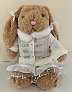 Bab! WINTERHASE RABBIT Build-A-Bear 14" Glitzer & Glitzer! - Bild 1 von 7