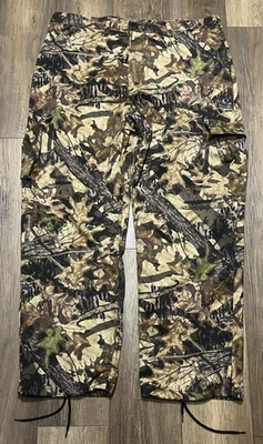 VTG Jerzees Cargo Pants Mens XL Mossy Oak Camo Hunt Outdoor Made In USA 90s Y2K - Image 1 of 4