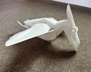 Weißer Deckenlampenschirm Kinder Pterodaktylus Dinosaurier 3D Lampenschirm Schlafzimmer - Bild 1 von 4