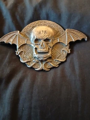 Lote De Colección Vengado Séptuple Murciélago Muerte Calavera Cinturón Hebilla Despertar a los Caídos Foto 1 de 3