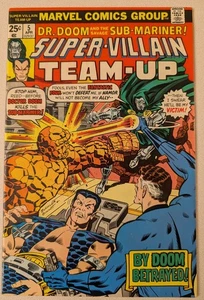 Super Villains Team Up #5 Dr. Doom Namor prima apparizione di Shroud numero chiave - Foto 1 di 3
