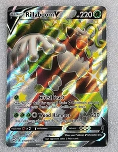 Rillaboom V SV105/SV122 NM/M Glänzendes Schicksal Schillernder Sprung Pokémon-Sammelkartenspiel - Bild 1 von 2