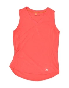 CARHARTT Girls Vest Top 8-9 Years Medium Pink Polyester AK18 - Picture 1 of 3