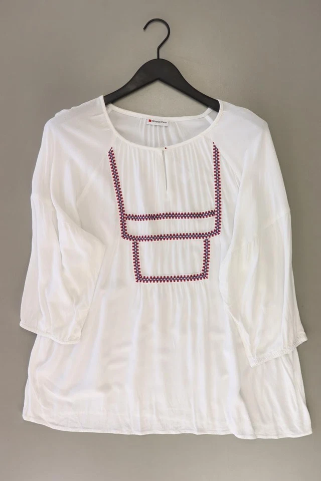 ✅ Street One camicetta per le signore taglia 44, XL bianco ✅ - Imagen 1 de 4
