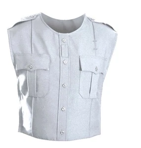 Blauer Armorskin Carrier Outer Vest Polyester #8370XP WHITE Sz 4XL EUC Security - Picture 1 of 8