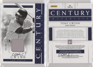 2018 Panini National Treasures Century Materials /99 Tony Gwynn #CE-TG HOF