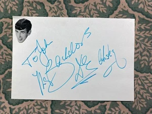 Dec Cluskey - Just for You - Under and Over - Juke Box Jury - Autografiado 1966 - Imagen 1 de 2