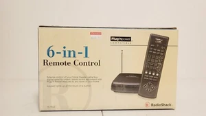 Radio Shack 6-In-1 IR / RF Universal Remote Control / 15-1925 - New in Box - Picture 1 of 4