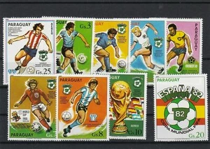 Paraguay No Gum Mint Football Stamps Ref 26252 - Picture 1 of 1
