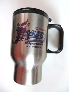 REDUZIERT um 13:00€.  Blue Jays Toronto Edelstahl Deckel Reisebecher - Bild 1 von 7