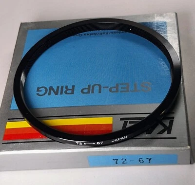 72-67mm Step-Down Lens Filter Converter Adapter Ring 72mm-67mm Metal E72 to E67 - Image 1 of 4