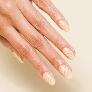 NEW CHILLHOUSE PRESS ON MANICURE NAILS KIT LET IT FLOW 2.0 ORANGE TAN NUDE LINE - Picture 1 of 8
