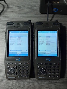 Set of 2 M3 Mobile MC-7500S Touch Screen PDA + 1 charger - Windows Mobile - Zdjęcie 1 z 8