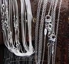 1mm/2mm Snake/Rolo Chain Necklace Wholesale lots Silver Plated Chains 18~24inch