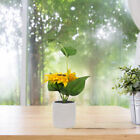  4er-Pack Sonnenblume Bonsai Wohnzimmer Dekoration Künstliche Pflanze