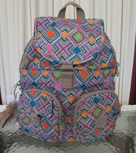 Kipling Firefly Backpack Geometric 12" Bag NWT - Picture 1 of 12