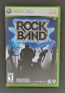 Rock Band (Microsoft Xbox 360, 2007) Game CIB Complete Tested Vintage Music - Picture 1 of 3